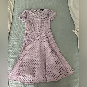 Banana Republic Peplum Lilac Dress Size 0